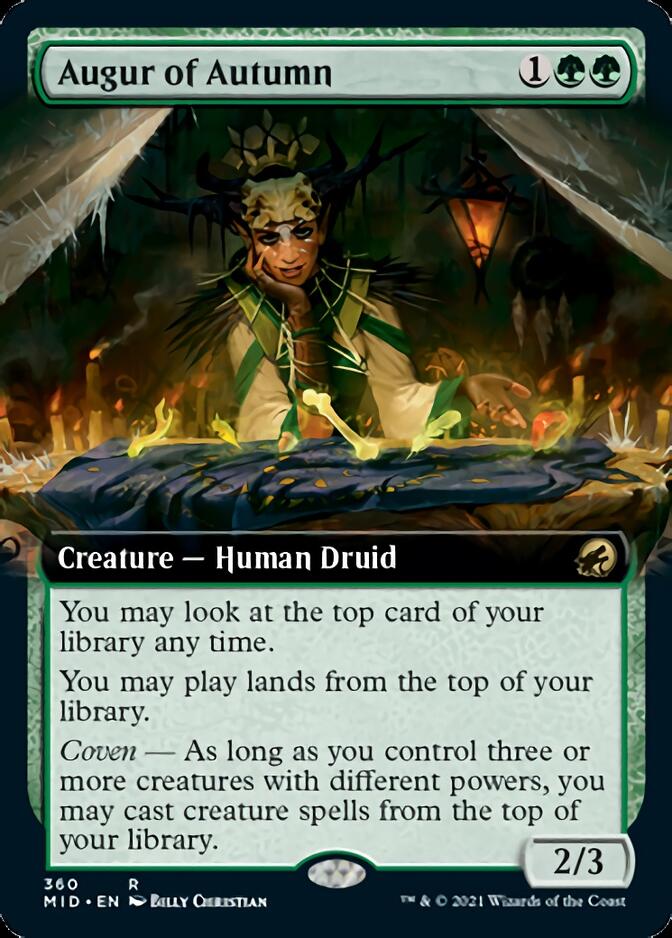 Augur of Autumn (Extended Art) [Innistrad: Midnight Hunt] - The Mythic Store | 24h Order Processing