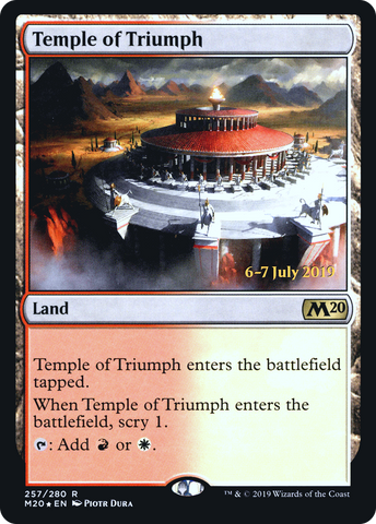 Temple of Triumph [Core Set 2020 Prerelease Promos] - The Mythic Store | 24h Order Processing