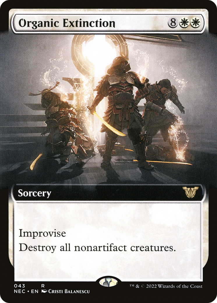 Organic Extinction (Extended Art) [Kamigawa: Neon Dynasty Commander] - The Mythic Store | 24h Order Processing