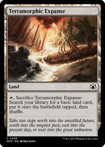 Terramorphic Expanse [March of the Machine Commander] - The Mythic Store | 24h Order Processing