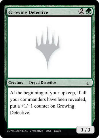 Growing Detective [Unknown Event] - The Mythic Store | 24h Order Processing