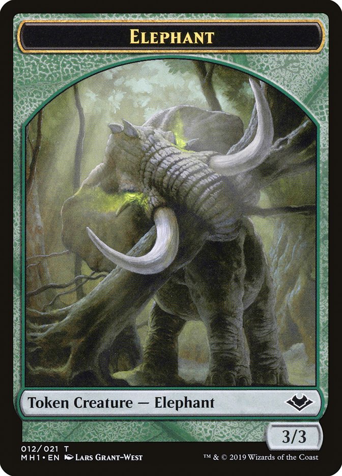 Goblin (010) // Elephant (012) Double-Sided Token [Modern Horizons Tokens] - The Mythic Store | 24h Order Processing