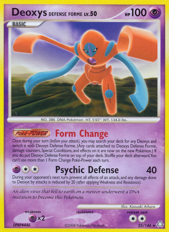 Deoxys Defense Forme (25/146) [Diamond & Pearl: Legends Awakened] - The Mythic Store | 24h Order Processing