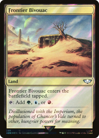 Frontier Bivouac (Surge Foil) [Warhammer 40,000] - The Mythic Store | 24h Order Processing