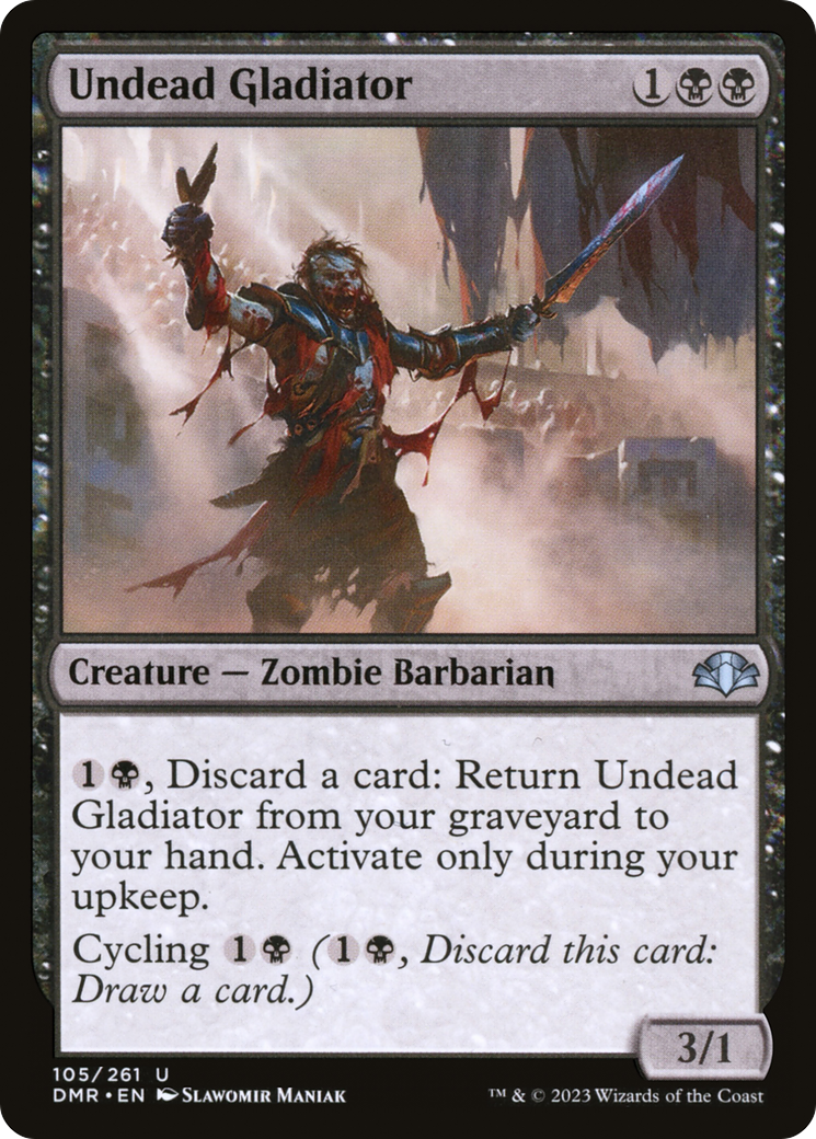 Undead Gladiator [Dominaria Remastered] - The Mythic Store | 24h Order Processing