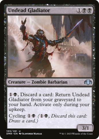 Undead Gladiator [Dominaria Remastered] - The Mythic Store | 24h Order Processing