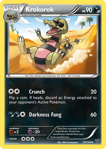 Krokorok (70/146) [XY: Base Set] - The Mythic Store | 24h Order Processing