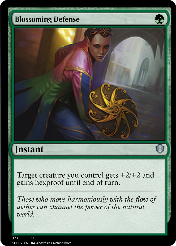 Blossoming Defense [Starter Commander Decks] - The Mythic Store | 24h Order Processing