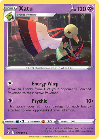 Xatu (077/192) [Sword & Shield: Rebel Clash] - The Mythic Store | 24h Order Processing