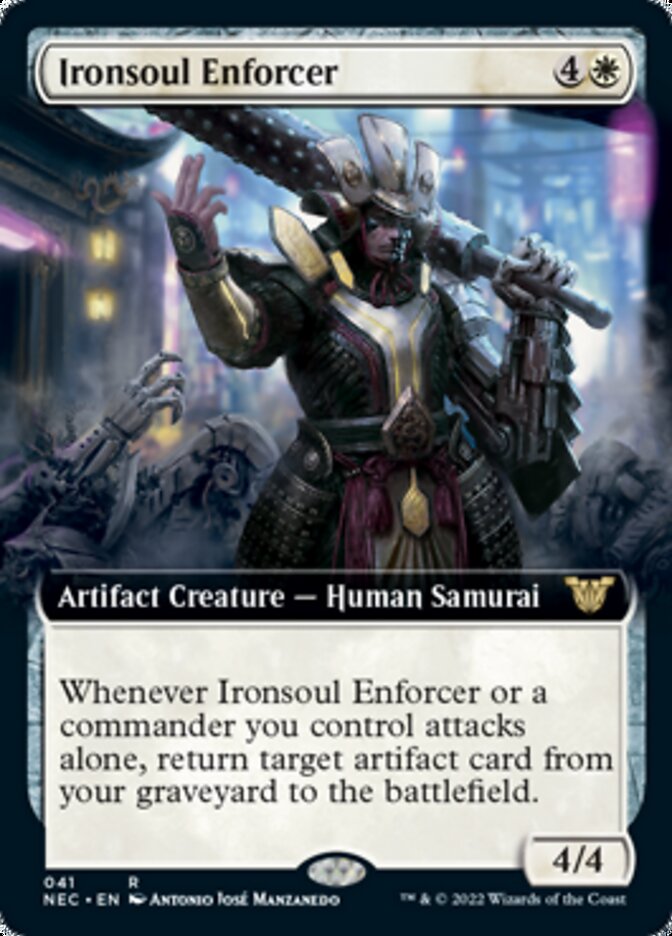 Ironsoul Enforcer (Extended Art) [Kamigawa: Neon Dynasty Commander] - The Mythic Store | 24h Order Processing
