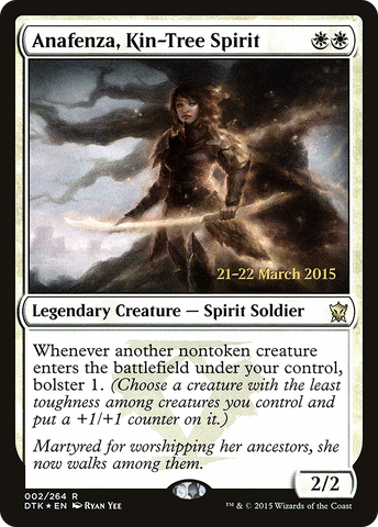 Anafenza, Kin-Tree Spirit [Dragons of Tarkir Prerelease Promos] - The Mythic Store | 24h Order Processing