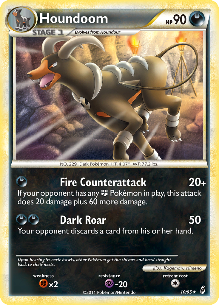 Houndoom (10/95) [HeartGold & SoulSilver: Call of Legends] - The Mythic Store | 24h Order Processing