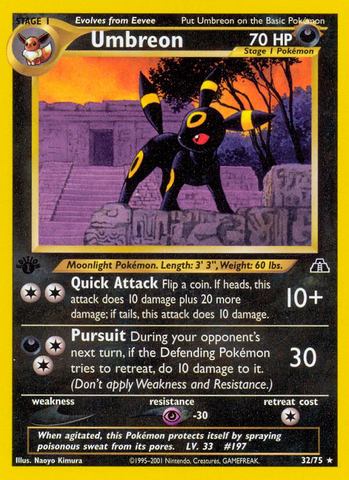 Umbreon (32/75) [Neo Discovery 1st Edition] - The Mythic Store | 24h Order Processing