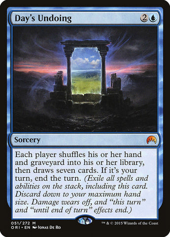 Day's Undoing [Magic Origins] - The Mythic Store | 24h Order Processing