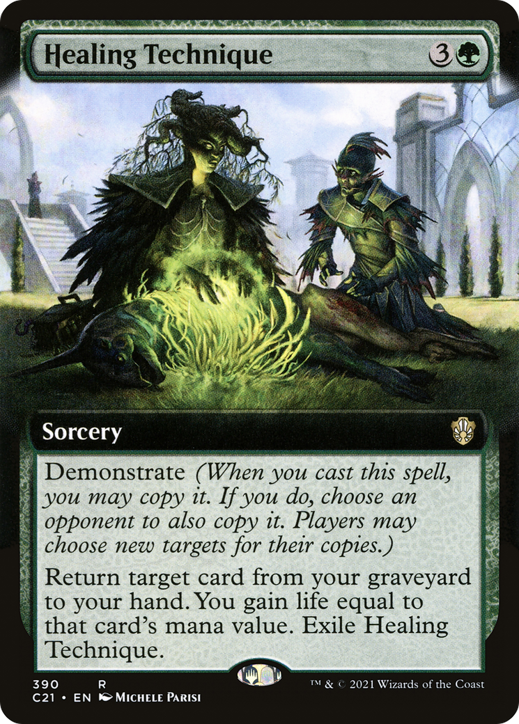 Healing Technique (Extended Art) [Commander 2021] - The Mythic Store | 24h Order Processing