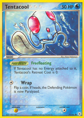 Tentacool (77/101) [EX: Hidden Legends] - The Mythic Store | 24h Order Processing