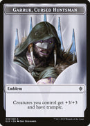 Garruk, Cursed Huntsman Emblem [Throne of Eldraine Tokens] - The Mythic Store | 24h Order Processing