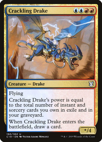 Crackling Drake [Commander 2019] - The Mythic Store | 24h Order Processing