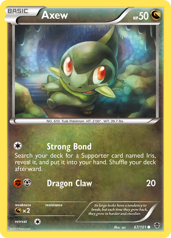 Axew (67/101) [Black & White: Plasma Blast] - The Mythic Store | 24h Order Processing