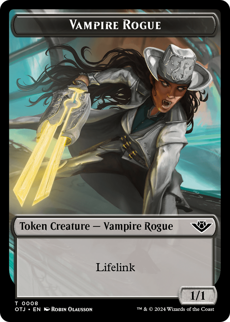 Vampire Rogue Token [Outlaws of Thunder Junction Tokens] - The Mythic Store | 24h Order Processing