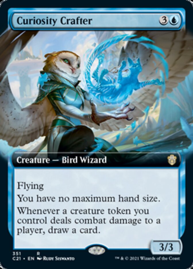 Curiosity Crafter (Extended Art) [Commander 2021] - The Mythic Store | 24h Order Processing