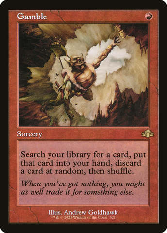 Gamble (Retro) [Dominaria Remastered] - The Mythic Store | 24h Order Processing