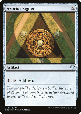 Azorius Signet [Commander 2020] - The Mythic Store | 24h Order Processing