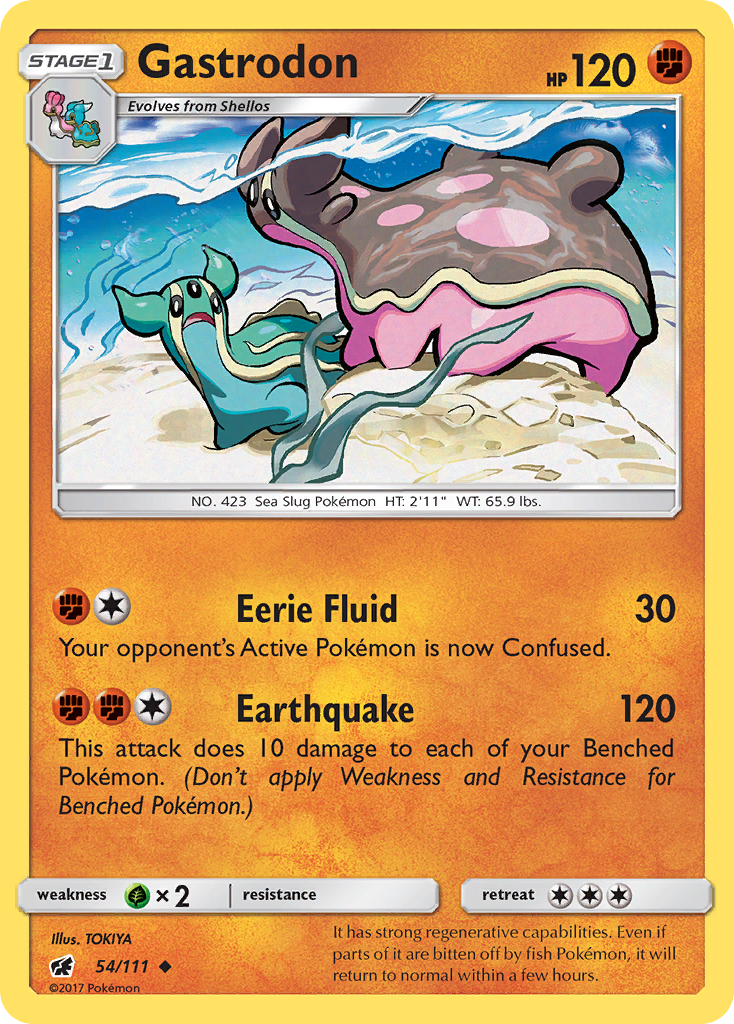Gastrodon (54/111) [Sun & Moon: Crimson Invasion] - The Mythic Store | 24h Order Processing