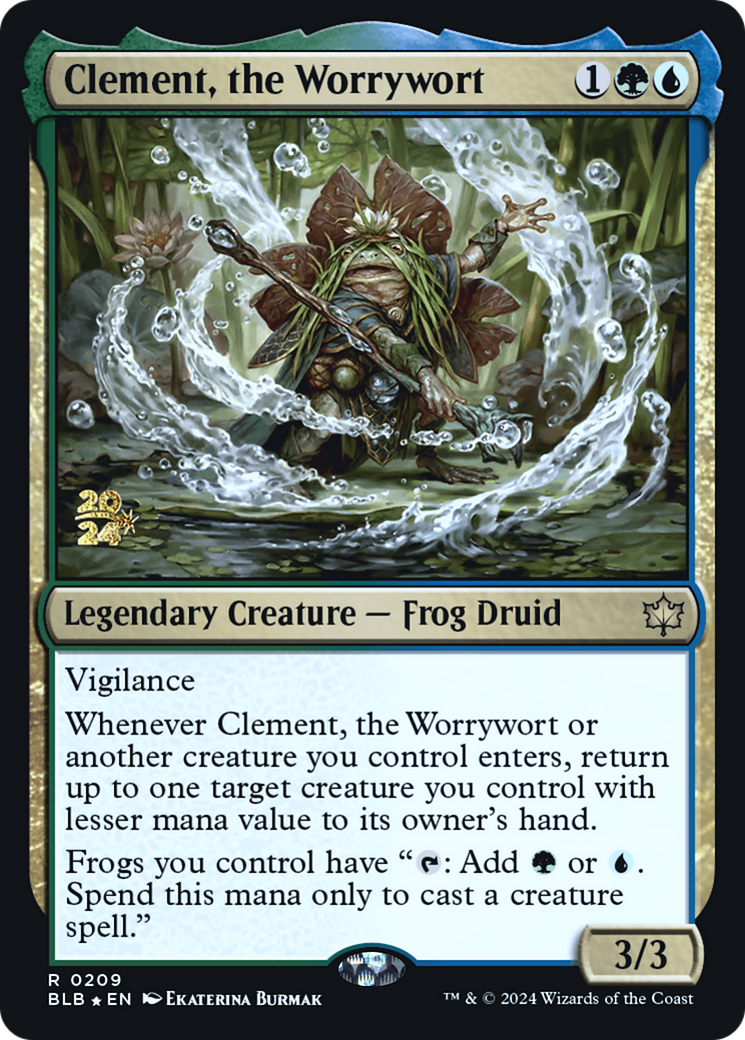 Clement, the Worrywort [Bloomburrow Prerelease Promos] - The Mythic Store | 24h Order Processing