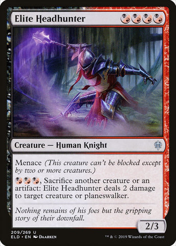 Elite Headhunter [Throne of Eldraine] - The Mythic Store | 24h Order Processing
