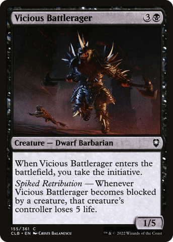 Vicious Battlerager [Commander Legends: Battle for Baldur's Gate] - The Mythic Store | 24h Order Processing