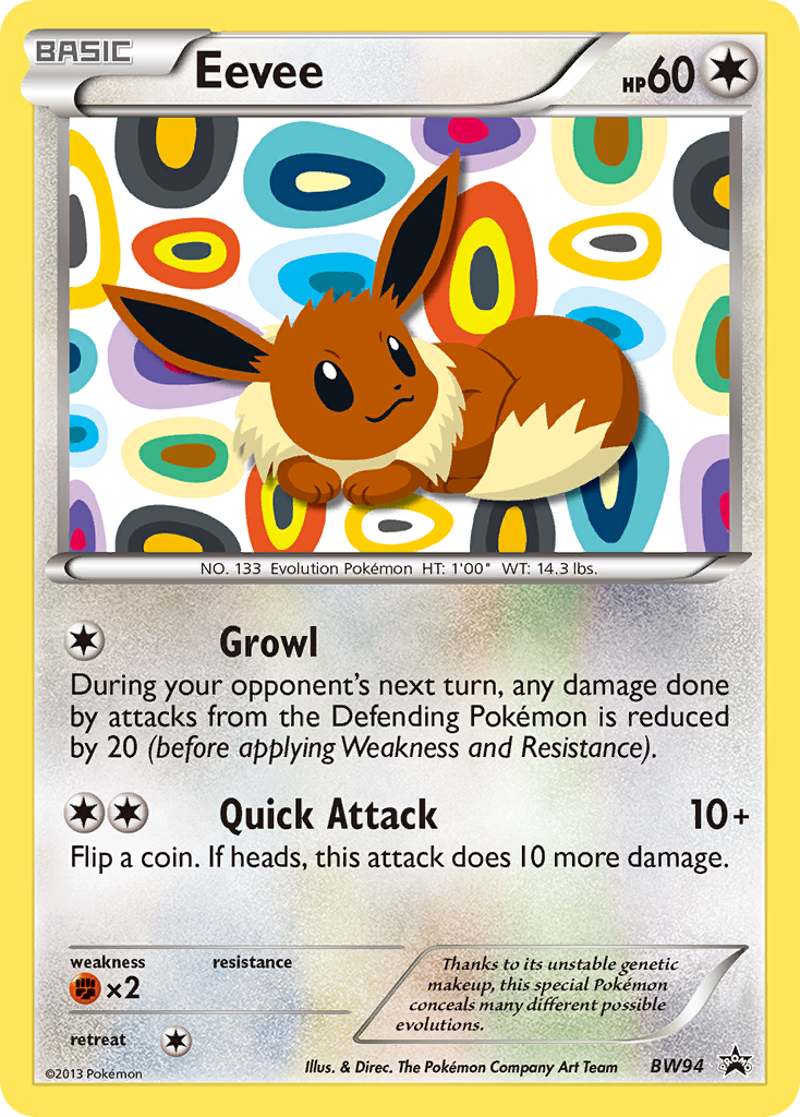 Eevee (BW94) [Black & White: Black Star Promos] - The Mythic Store | 24h Order Processing