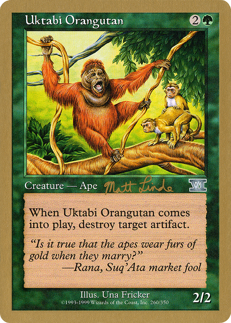 Uktabi Orangutan (Matt Linde) [World Championship Decks 1999] - The Mythic Store | 24h Order Processing