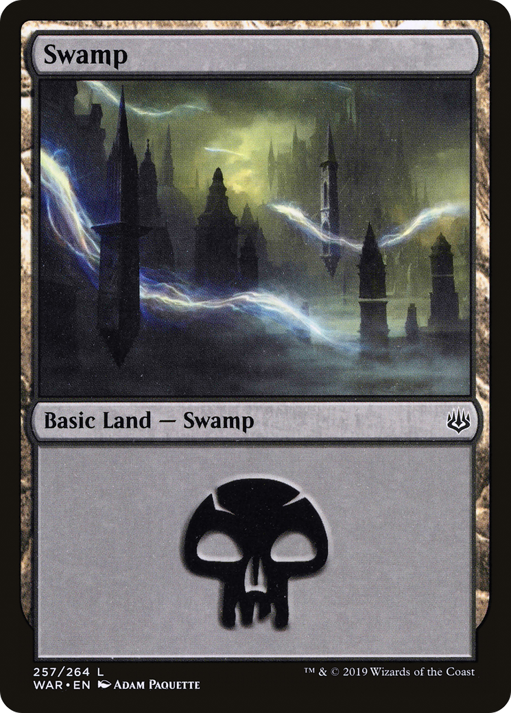 Swamp (257) [War of the Spark] - The Mythic Store | 24h Order Processing