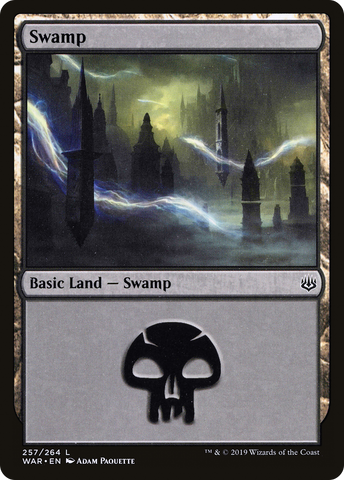 Swamp (257) [War of the Spark] - The Mythic Store | 24h Order Processing