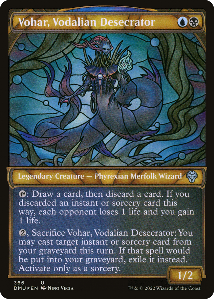 Vohar, Vodalian Desecrator (Showcase Textured) [Dominaria United] - The Mythic Store | 24h Order Processing