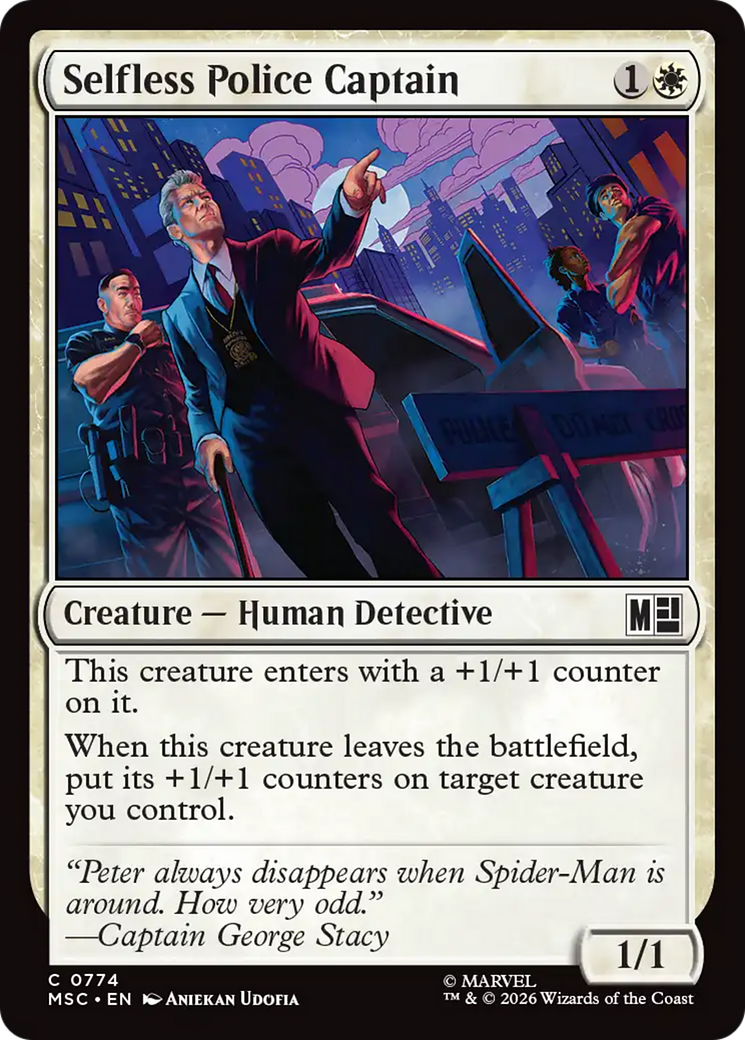 Selfless Police Captain [Marvel Super Heroes Commander] - The Mythic Store | 24h Order Processing