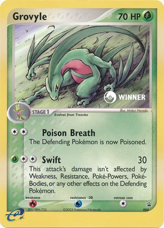 Grovyle (004) (Jumbo Card) [Nintendo: Black Star Promos] - The Mythic Store | 24h Order Processing