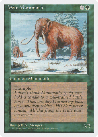 War Mammoth [Fourth Edition] - The Mythic Store | 24h Order Processing
