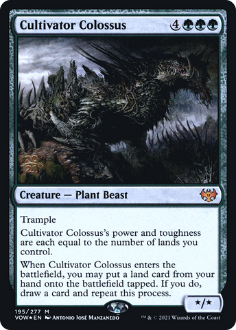 Cultivator Colossus [Innistrad: Crimson Vow Prerelease Promos] - The Mythic Store | 24h Order Processing