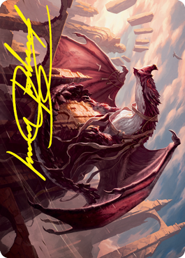 Velomachus Lorehold Art Card (Gold-Stamped Signature) [Strixhaven: School of Mages Art Series] - The Mythic Store | 24h Order Processing