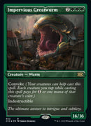 Impervious Greatwurm (Foil Etched) [Double Masters 2022] - The Mythic Store | 24h Order Processing