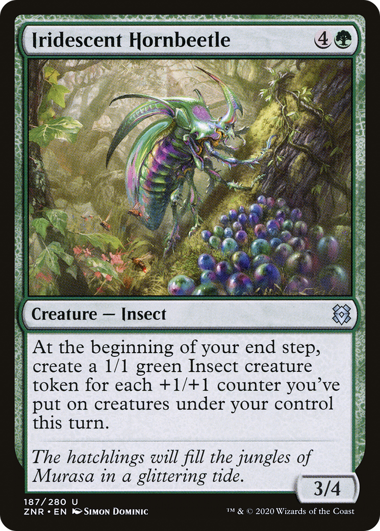 Iridescent Hornbeetle [Zendikar Rising] - The Mythic Store | 24h Order Processing