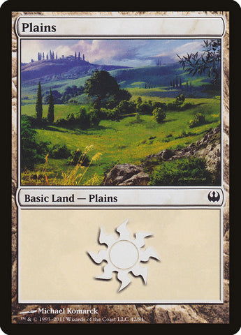 Plains (42) [Duel Decks: Knights vs. Dragons] - The Mythic Store | 24h Order Processing