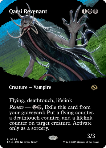 Qarsi Revenant (Borderless) [Tarkir: Dragonstorm] - The Mythic Store | 24h Order Processing