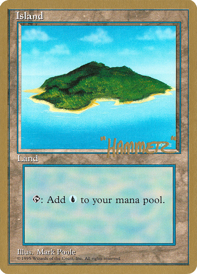 Island (shr367) (Shawn "Hammer" Regnier) [Pro Tour Collector Set] - The Mythic Store | 24h Order Processing