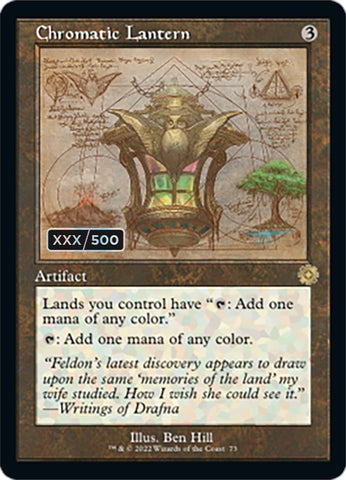 Chromatic Lantern (Retro Schematic) (Serialized) [The Brothers' War Retro Artifacts] - The Mythic Store | 24h Order Processing