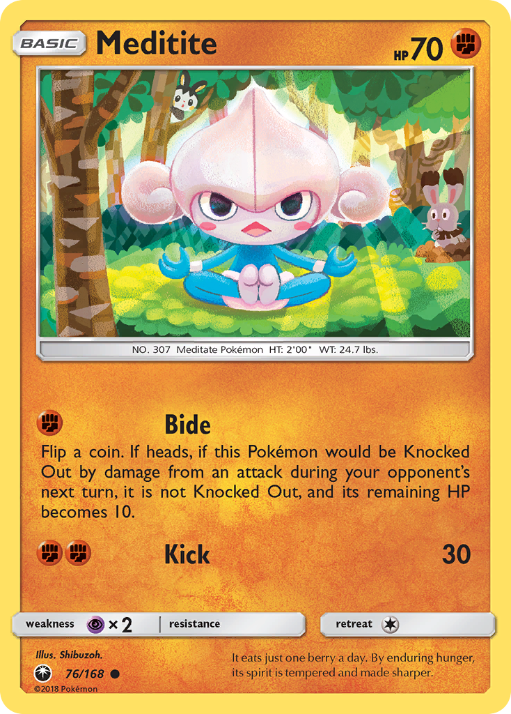 Meditite (76/168) [Sun & Moon: Celestial Storm] - The Mythic Store | 24h Order Processing