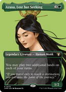 Azusa, Lost but Seeking (Borderless Profile) [Commander Masters] - The Mythic Store | 24h Order Processing