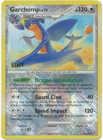 Garchomp (5/147) (Championship Promo Staff) [Platinum: Supreme Victors] - The Mythic Store | 24h Order Processing